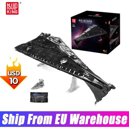 MOULD KING Building Blocks Star Plan The Eclipse-Class Dreadnought model sets Assemble Bricks Kits Kids DIY Toys Birthday Gifts