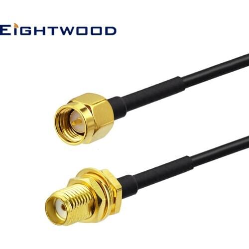 Ham Radio Antenna Cable 1m SMA Male to Female for Kenwood BaoFeng Wouxun Icom Yaesu Vertex Standard Horizon Marine VHF Radio