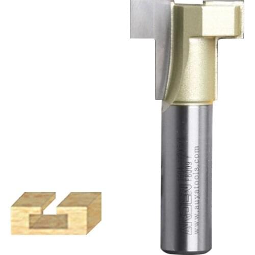 Fresas para router Straight T-Slot T-Track Arden Router bit - 1/2*3/8 - 1/2" Shank - Arden A1604018