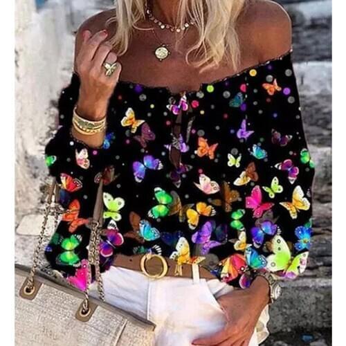 Блузки с открытыми плечами HaiN China At AliExpress