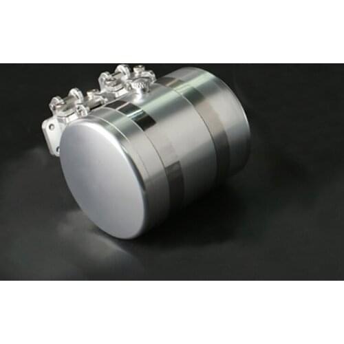 Metal LESU 50mm Fuel Tank Box for 1/14 TAMIYA King Hauler Globe Liner RC Tractor Truck Model Car