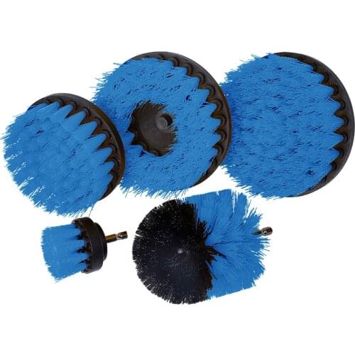 3pcs Electric Drill Brush Scrub Pads Kit Power Scrubber Cleaning Kit Cleaning Brush Scouring Pad for Carpet Glass Car Clean