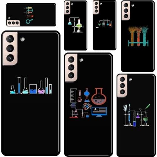 Science Chemistry Case For Samsung Galaxy S20 FE S21 Note 20 Ultra S8 S9 S10 Note 10 Plus Soft Fundas Coque