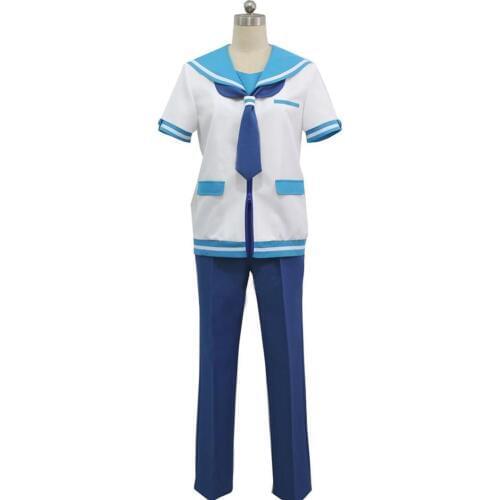 2019 New Nagi no Asukara Cosplay Costume Dress School Girl Sailor Uniform