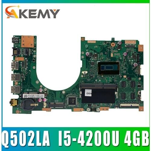 New!! Q502LA Laptop Motherboard for ASUS Q502LAB Q502LA Q502L Mainboard w/ I5-4200U 4GB-RAM