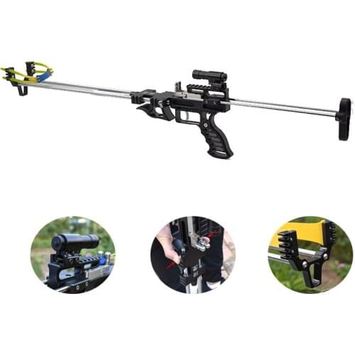 Hunting Slingshot High Quality Powerful Metal Rifle Catapult with Laser for Professional Shooting Bow Sports Game Accessories