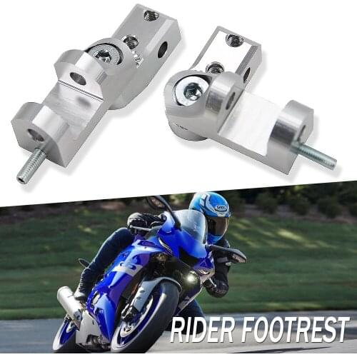 Pair CNC Aluminum Motorcycle Accessories Rearset Footrests Foot Rest Foot Pegs Pedal For Yamaha YZF R6 RJ new