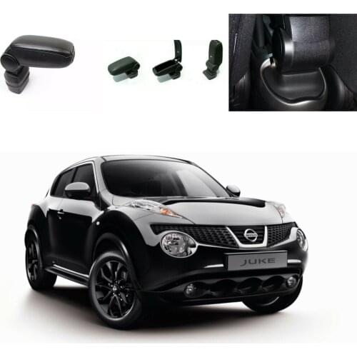 Black Leatherette Centre Armrest for NISSAN JUKE 2011-2017 Center Console