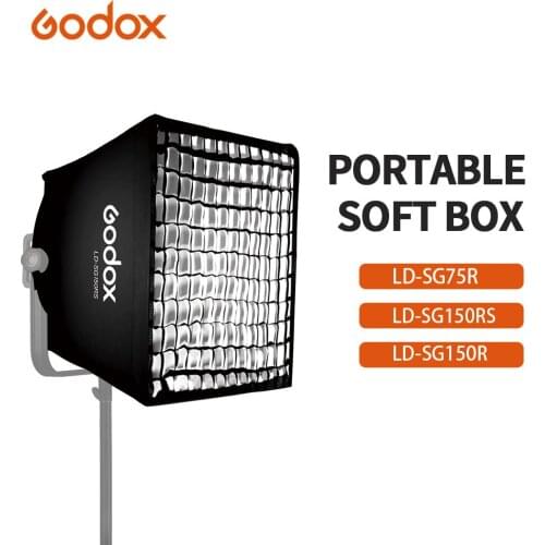 Godox LD-SG75R LD-SG150R LD-SG150RS portable soft box w/Honeycomb Grid softbox special for Godox LD75R LD150R LD150S LED Light