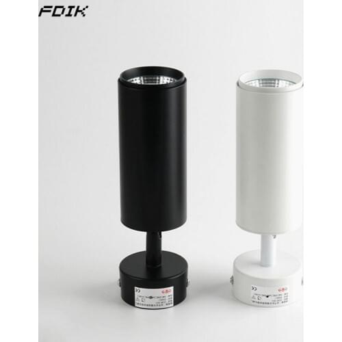 Surface Mounted Dimmable COB LED Downlights 7W 10W 12W LED Ceiling Spot Lights AC85-265V LED Ceiling Lamps Background Lighting