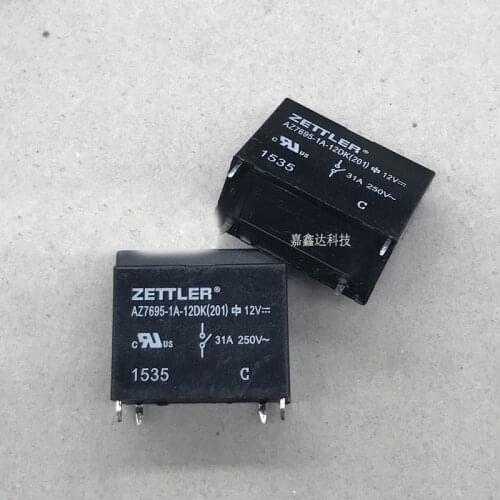 HOT NEW 12V relay AZ7695-1A-12DK AZ76951A12DK AZ7695 1A 12DK 12V 12VDC DC12V 1A 4PIN