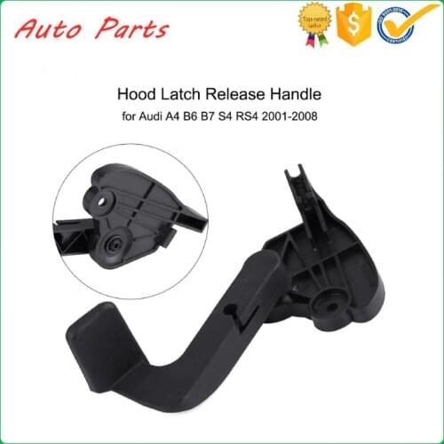 Car Hood Bonnet Release Lever Latch Handle for Audi A4 B6 B7 S4 RS4 2001-2008 8E1 823 533 B Car Accessories