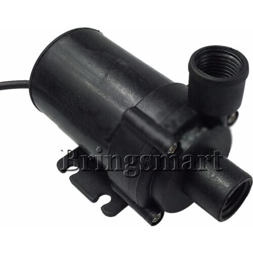 SR600C Small USB Well Pump 12V Self-priming Submersible Water Pump 24V Rockery Fountain 420-900L/H Silent Cycle System 2.5-5.5M