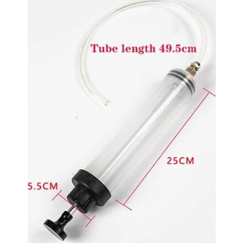 500cc Car Oil Fluid Extractor Filling Syringe Delivery Bottle Manual Pumping ATV Boat Oil Fluid Transfer Pump Auto Accessories