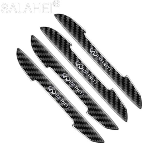Universal Anti-Scratch Car Door Rearview Mirror Protective Bumper Stickers For Infiniti FX35 Q50 Q30 ESQ QX50 QX60 QX70 EX JX35