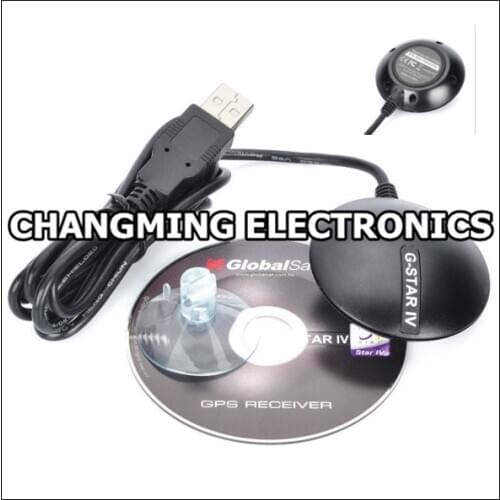 GlobalSat BU-353S4 Cable USB GPS Receiver with USB interface G Mouse Magnetic (SiRF Star IV) (working 100% Free Shipping)1PCS