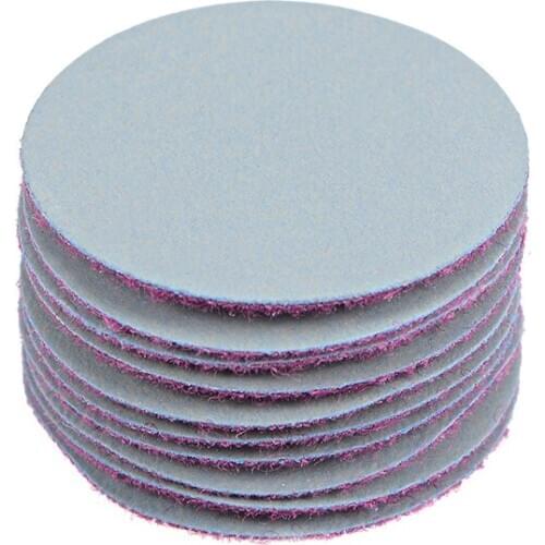 Uxcell 10pcs 1-Inch Hook and Loop Sanding Disc Aluminum Oxide Silicon Carbide 2000 Grit for Polishing Furniture, Wood, Metal