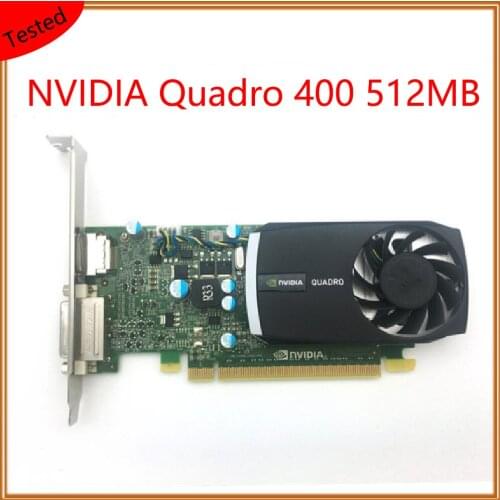 Quadro 400 512MB For NVIDIA Professional Graphics Card for 3D Modeling, Rendering, Drawing, Design, Multi-screen Display