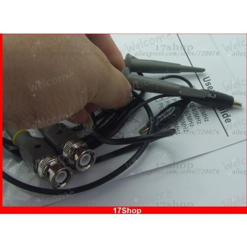 1 pair BNC to Test hook Alligator clip 100MHz Oscilloscope clip Test probes