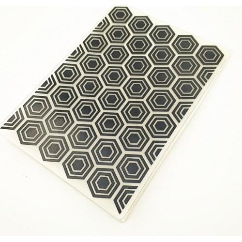 10.5x14.5cmRound hole Embossing folders Plastic bump Scrapbooking DIY Template Fondant indentation Cake Photo Album Card Make