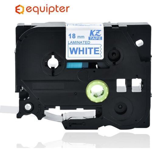 18mm tze243 Blue on white label tape Compatible Brother p-touch printers tze tape laminated tze-243 tze243 tz243 tze243