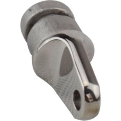 2PCS Fitting Stainless Steel Boat Bimini Top inside eye end 1" rounded Hardware