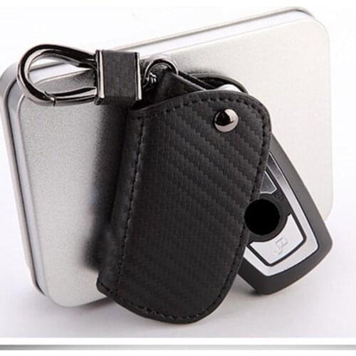 Carbon fiber Car Remote Key Case Cover holder For BMW 1 2 3 4 5 6 7 Series X1 X3 X4 X5 X6 F30 F34 F10 F07 F20 G30 F15 F16 key