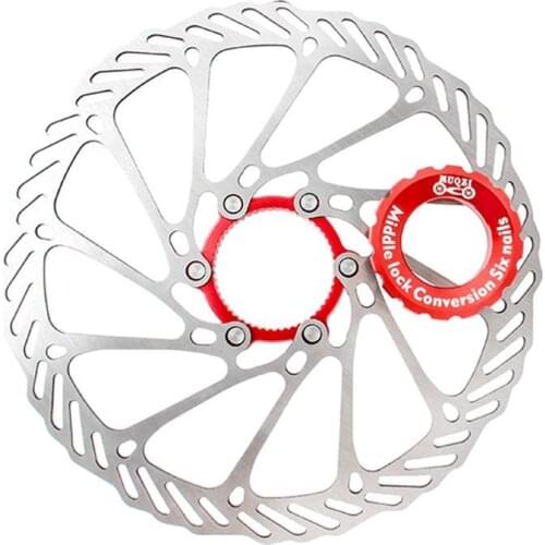 Cycling Centerlock To 6-hole Adapter Bicycle Disc Brake Center Lock Conversion 6 Bolt Rotors For Mtb