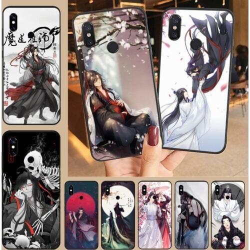 Mo dao zu shi anime Luxury Phone Case For Xiaomi Redmi 4x 5 plus 6A 7 7A 8 mi8 8lite 9 note 4 5 7 8 pro coque shell funda hull