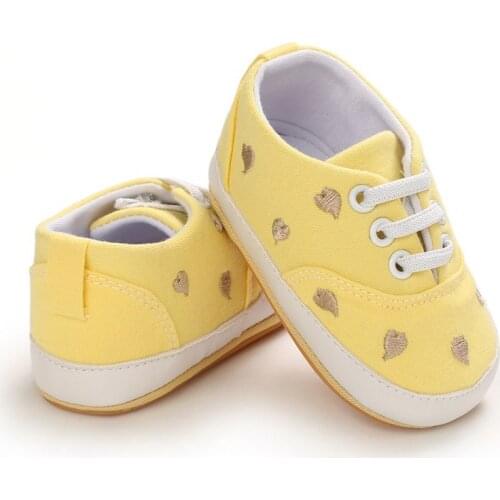 Baby Toddler Lace-Up Casual Non-Slip Soft-Soled Canvas Comfort Breathable Crib Unisex Toddler Baby Boy First Walkers Ins