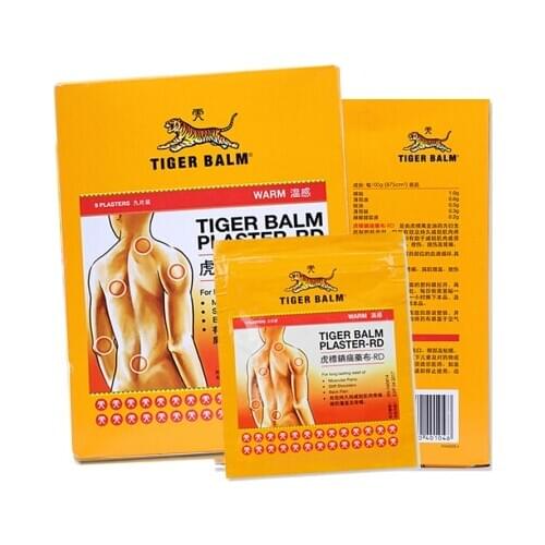 CN HERB Tiger Balm Plaster-RD 27PCS Temperature Detector Analgesic Pain Relieving Plaster Cloth New Packaging Free Shipping