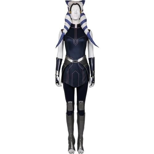 Star The Clone Cosplay Ahsoka Tano Cosplay Costumes Uniform Outfits Girls Women Halloween Carnival Fancy Suit Adult