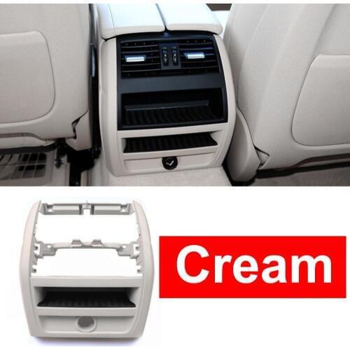 LHD RHD Rear Air Conditioning Vent Grille Outlet Frame Panel Plate For BMW 5 Series F10 F18 520 525 Cream Car Styling Good Fits