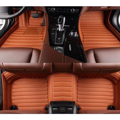 Best quality! Custom special floor mats for Volvo V60 2018-2011 non-slip waterproof durable carpets for V60 2017,Free shipping
