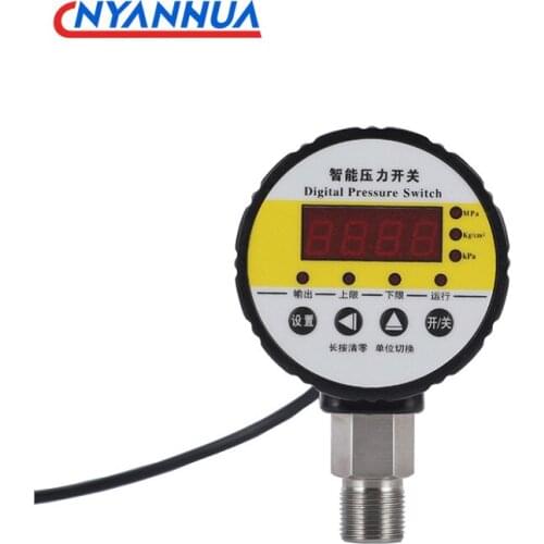 Pressure Gauges Digital Display Intelligent Pressure Controller For Gas Oil Water 0.4~40MPa 801K