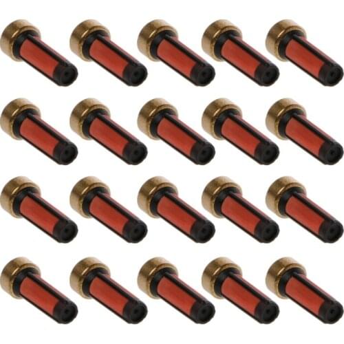 20 Pcs Fuel Injector Micro Basket Filter for audi GMC Injector Repair Kits