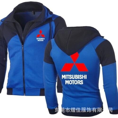2021 NEW Autumn Fashion for Mitsubishi Sweatshirt Casual Jacket Double Zipper Hoodie Cotton Cosplay Sweatshirts