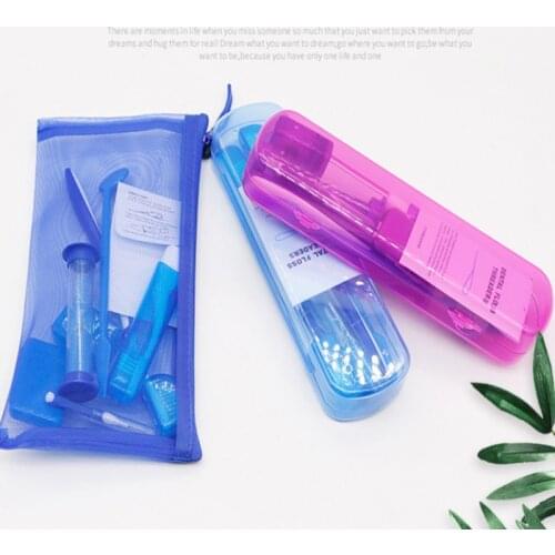 Orthodontic Oral Care 8-piece Set Orthodontic Wax Toothbrush Dental Floss Dental Mirror Set Dental Clinic Gift Customization