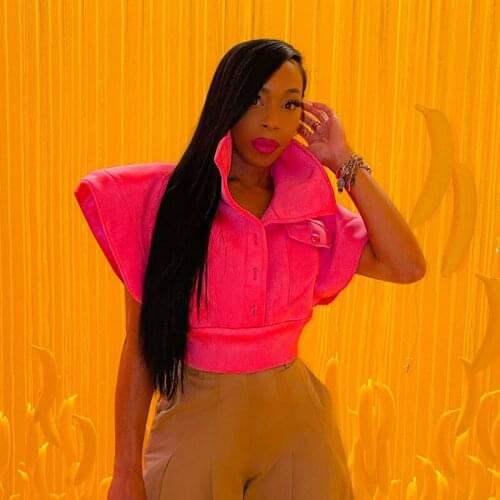 Autumn Women Single Breasted Sleeveless Coat Lady Pure Color Turn-Down Collar Jacket High Street Fashion Individuation Top Coat