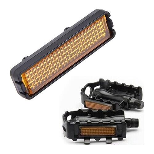 Pastic Bike Foot Pedal Universal Bicycle Reflector Cycle Cycling Reflectors