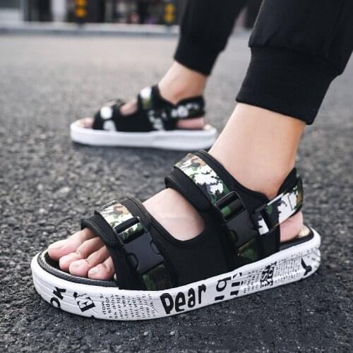 Hot Outdoor Mens Summer Sandals Breathable Casual Men Sandals Summer Comfort Slip on Beach Shoes Mens Sandles Sandalias Hombre