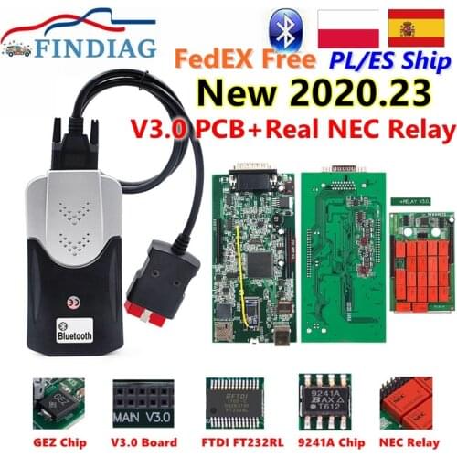 10pcs PL/ES Ship Multidiag Pro+ 2017.R3 NEC Relays V3.0 Real 9241A Chip DS150e TCS Pro OBD2 Scanner Car/Truck Diagnostic Tool