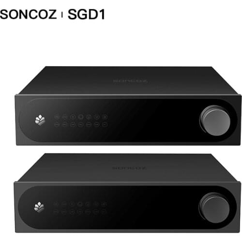Soncoz SGD1 Hi-Res Balanced DAC Dual ES9038Q2M 32bit 784 kHz DSD512 XMOS U208 Bluetooth 5.0 Preamplifier Remote Control