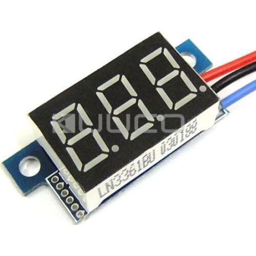 DC Voltmeter DC 0~100V Voltage Meter Yellow Led display Panel Meter/Monitor/Tester DC 12V 24V Volt Meter/Digital Meter