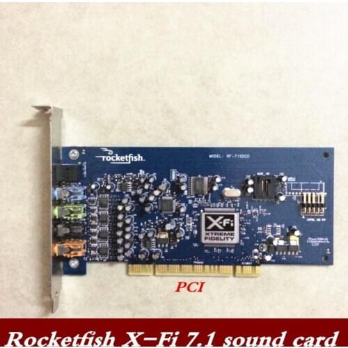 High-quality X-Fi 7.1 sound card with fiber optic PCI interface sound card Listening to songs is produced by Rocketfish 1pcs