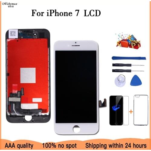 White&Black AAA Quality OEM LCD Display For iPhone 7 Screen Digitizer 3D Touch Assembly A1660 A1778 A1779 Replacement LCD +Gift