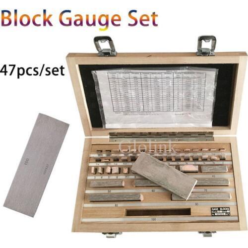 1.005-100 Block Gauge Inpsection Block 47pcs/set, 0 Grade Measurement Tool Caliper,Fast Delivery