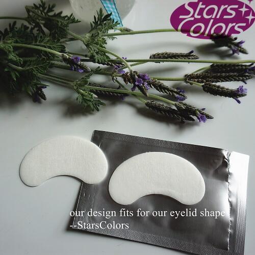 100 pairs/lot Eyelash silk thick eye pads under patch tools lint pads Sticker Make Up tools