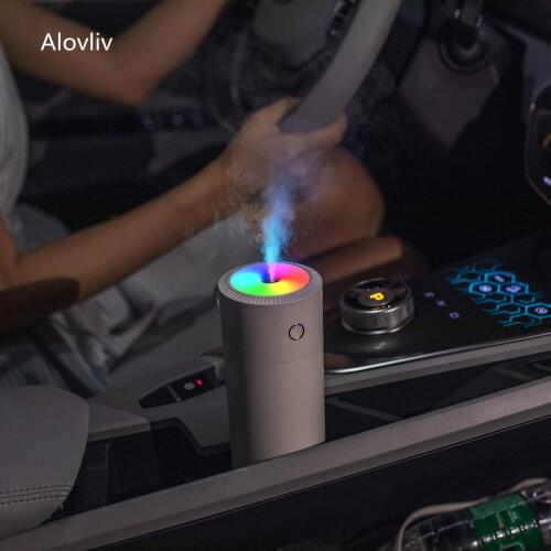 310ml New Color Cup Ultrasonic Car Humidifier USB Air Humidifiers with LED Night Lamps Mist Maker Mini Office Air Purifier