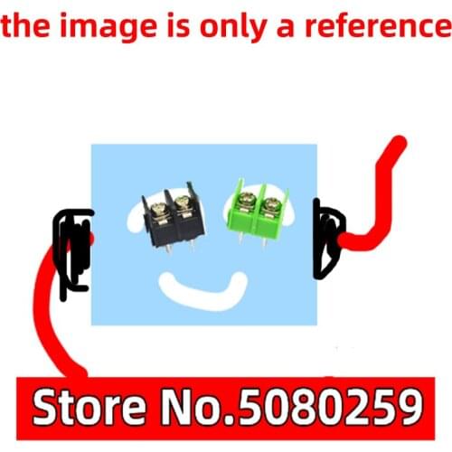 50PCS KF7.62-2P 3P 4P bit terminal PCB terminal connector 7.62mm can be spliced green / black